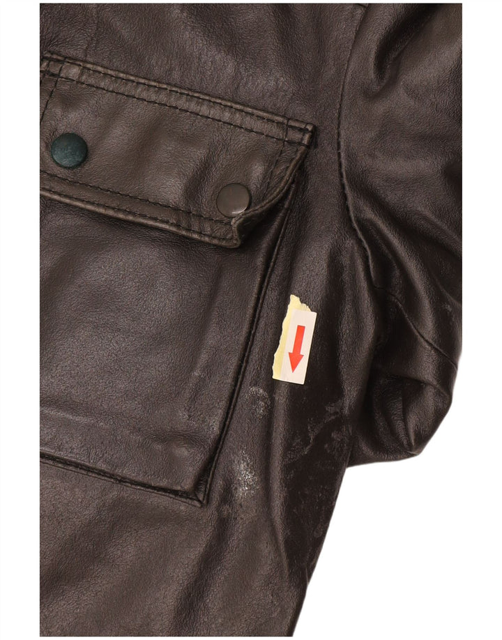 Suprema Veste en cuir pour femme IT 42 Cuir noir moyen