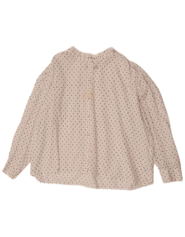 Marks & Spencer Chemisier pour femme UK 20 2XL Coton tacheté blanc