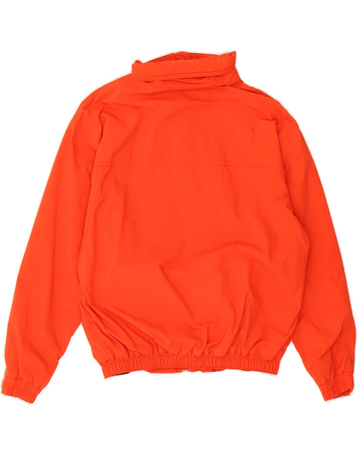 SLAM Womens Graphic Bomber Jacket US 7 Medium Orange Nylon Vintage Slam and Second-Hand Slam from Messina Hembry 