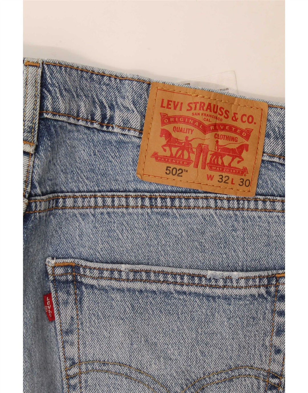 Levi's Jean 502 Tapered Homme Bleu Coton W32 L30