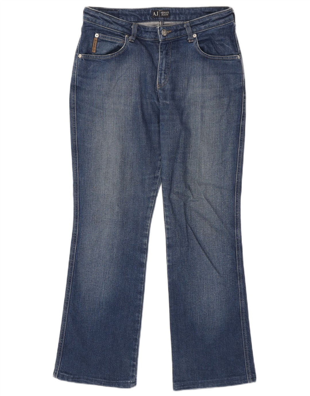Armani Jeans Bootcut Femme W30 L28 Bleu Coton