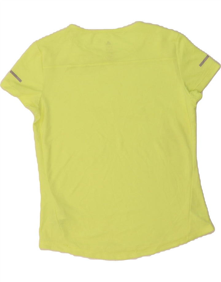 ADIDAS Womens T-Shirt Top UK 16/18 Large Green Polyester Vintage Adidas and Second-Hand Adidas from Messina Hembry 
