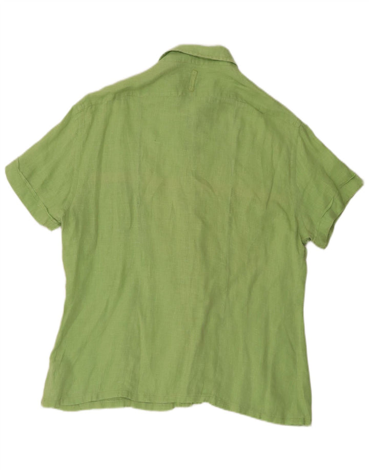 Trussardi Chemise à Manches Courtes Homme 2XL Vert