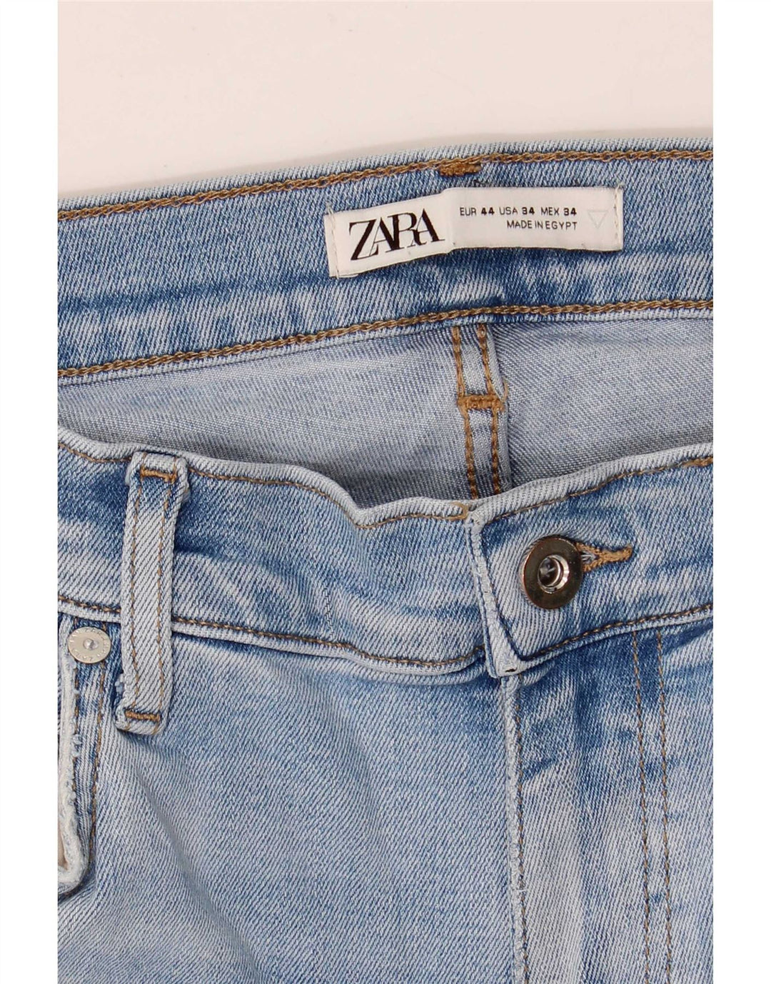Zara Jean slim pour homme EU 44 Large W34 L28 Bleu
