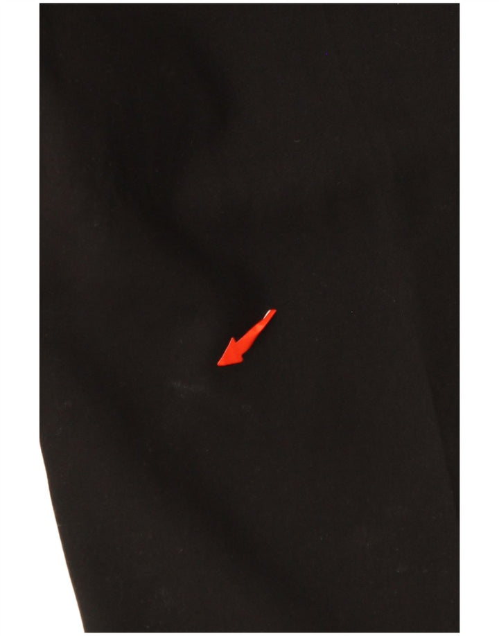 JIGSAW Pantalon court droit pour femme UK 14 Large W34 L25 Noir