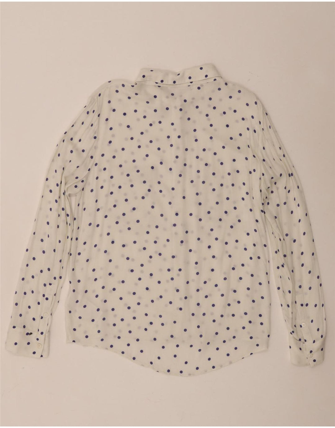 Samsoe & Chemise Femme UK 18 XL Viscose À Pois Blanc