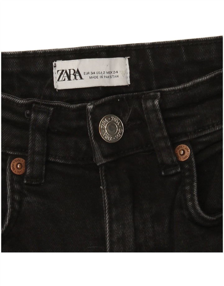 Zara Jean Bootcut Femme EU 34 2XS W24 L26 Noir