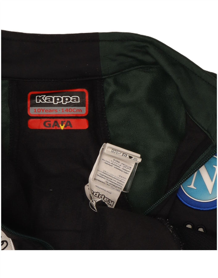 Kappa Gara Graphic Survêtement Top Veste Garçon 9-10 Ans Noir Colorblock