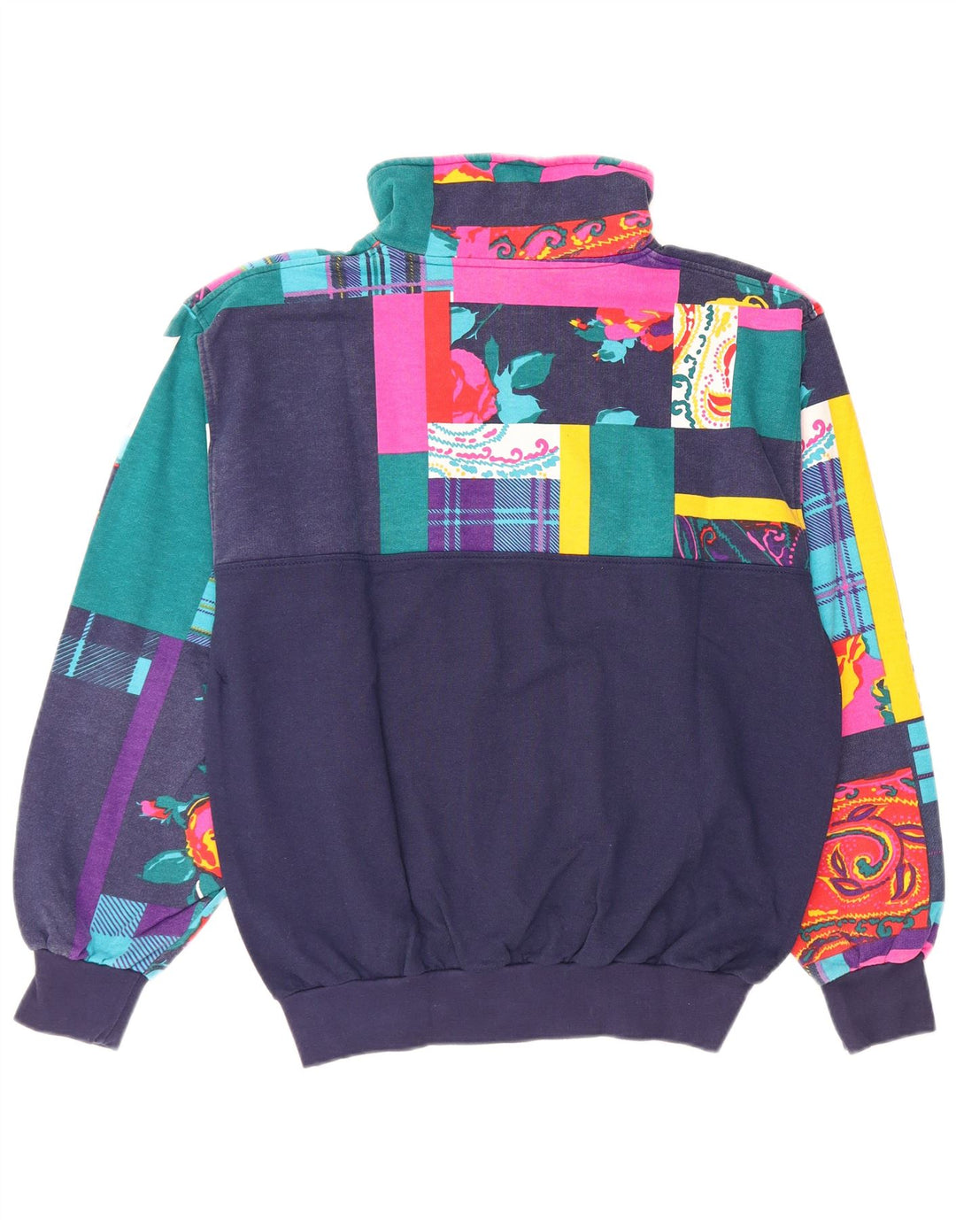 TRIGEMA Survêtement complet pour femme UK 14 Medium Bleu marine Patchwork Coton