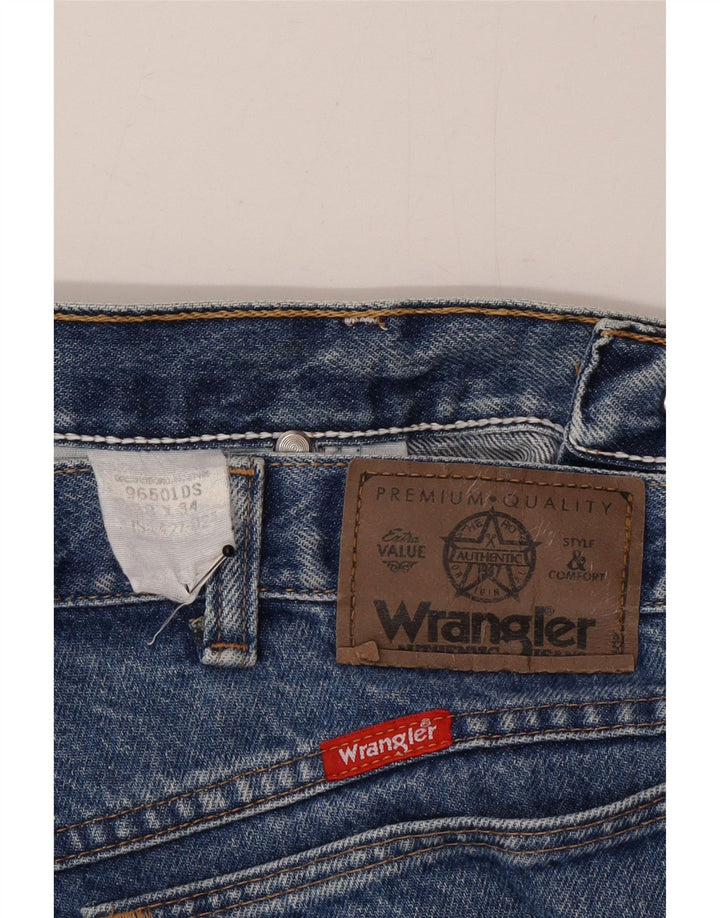 Wrangler Jean Fuselé Homme W38 L34 Bleu