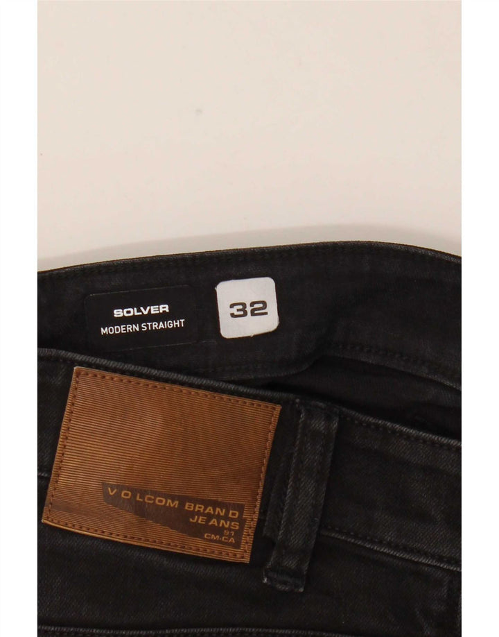 Volcom Jean droit Solver W32 L30 homme noir coton