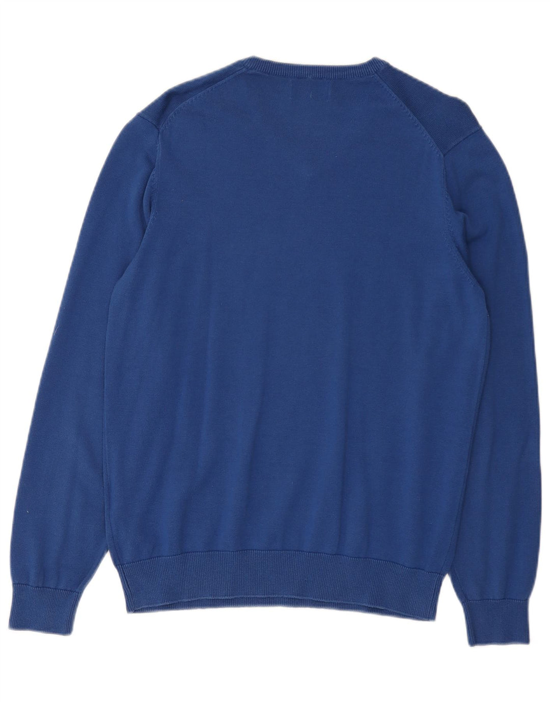 Kappa Pull col V pour homme en coton bleu Taille L