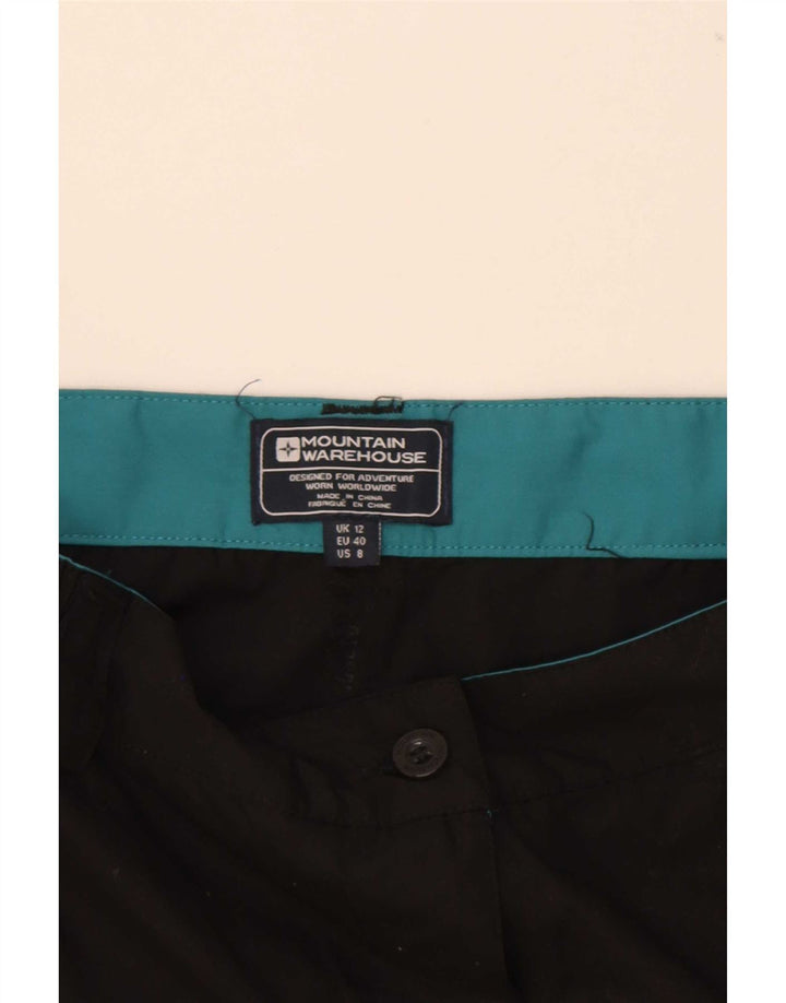 Mountain Warehouse Short décontracté pour femme UK 12 Medium W30 Noir Polyester