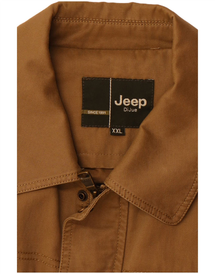 Jeep Veste Bomber Homme UK 44 2XL Marron