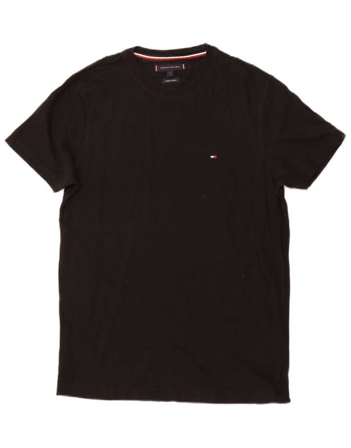 TOMMY HILFIGER T-Shirt Homme Haut Petit Noir Coton