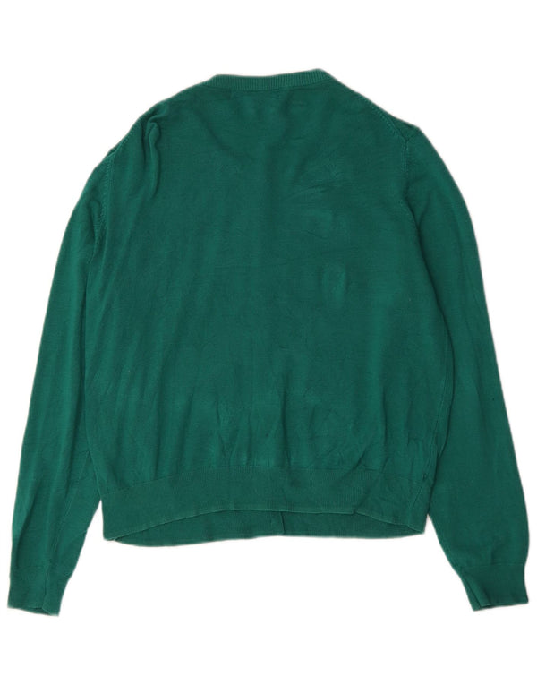 Marks & Spencer Pull Cardigan Femme UK 16 Large Vert Viscose