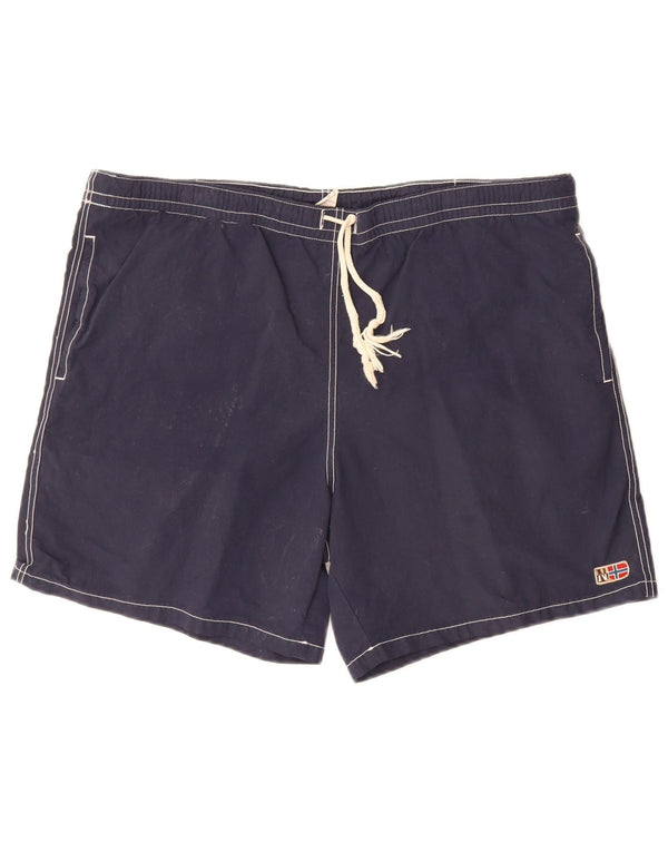 Napapijri Short de Bain Homme Large Bleu Marine Polyamide