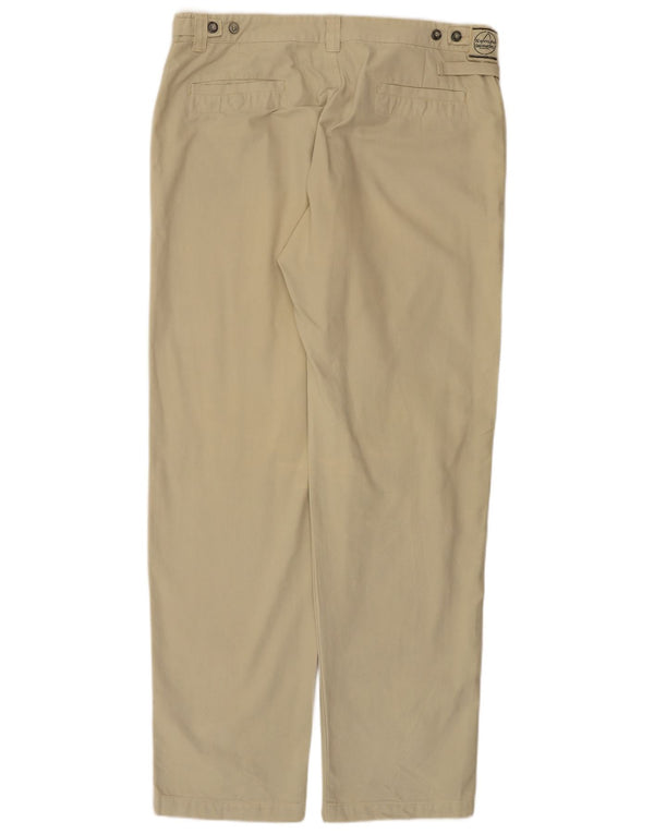 Murphy & Nye Pantalon décontracté droit pour homme W40 L36 Coton beige