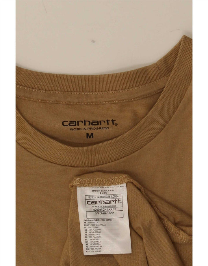 Carhartt T-Shirt Homme Marron Moyen Coton
