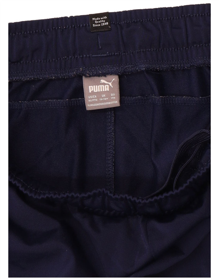 PUMA Pantalon de survêtement garçon 15-16 ans bleu marine