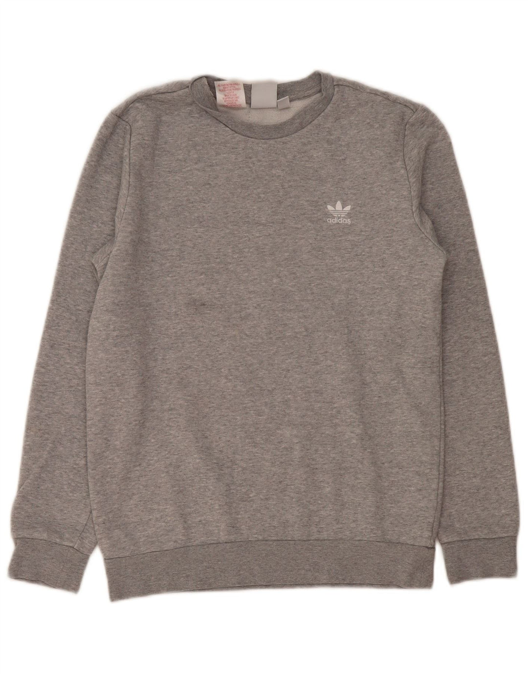 Adidas Sweatshirt Jumper Garçon 13-14 ans Gris Moucheté Coton