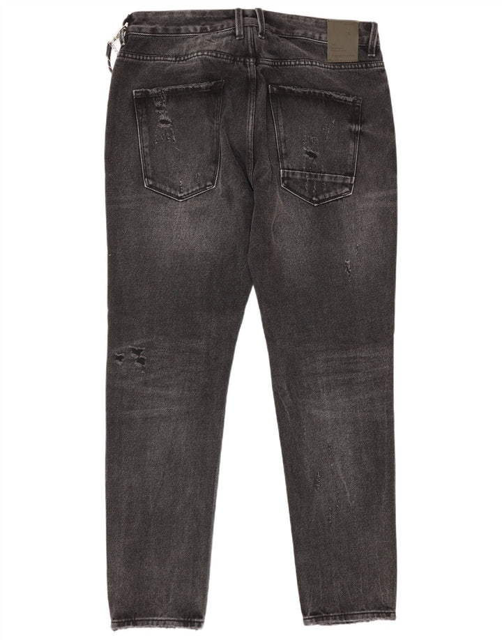 Gianni Lupo Jean slim Bruce en détresse pour homme IT 48 Medium W34 L30 Gris
