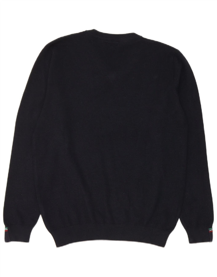 Avirex Pull col V Homme Bleu Marine Moyen Viscose