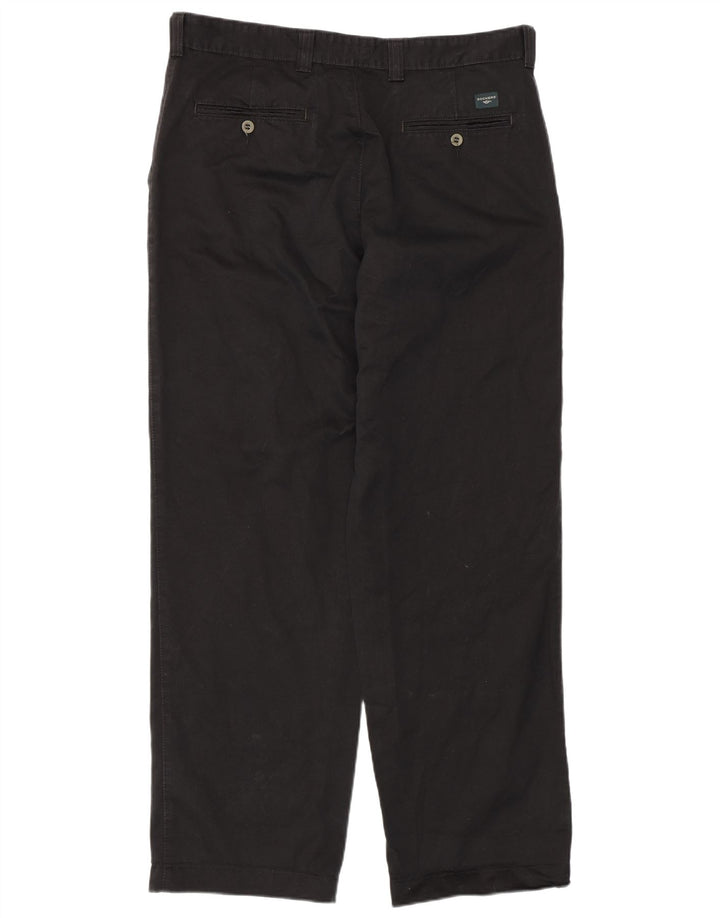 DOCKERS Pantalon Chino Droit Homme W36 L32 Noir Coton