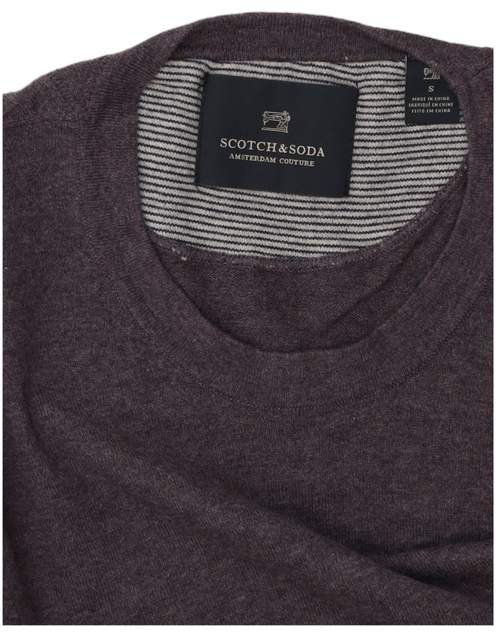 Scotch & Soda Pull Col Ras du Cou Homme Petit Violet
