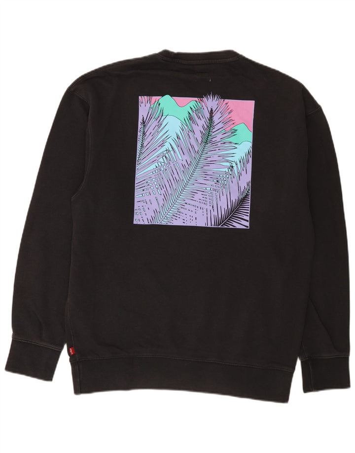 Levi's Sweat-Shirt Relaxed Graphic Homme Noir Small