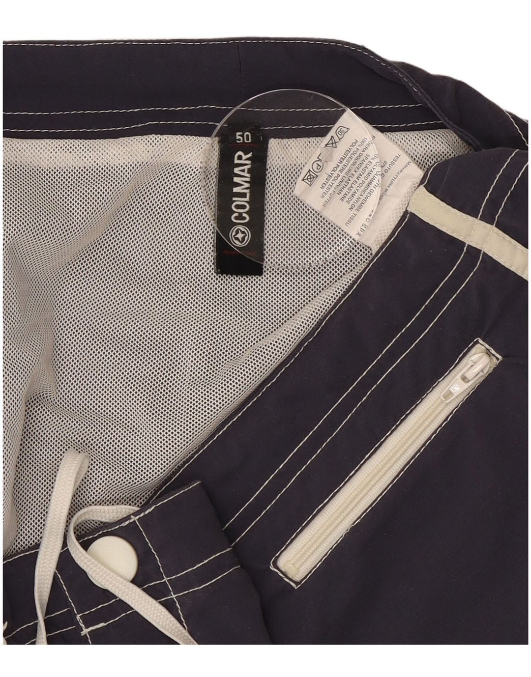 Colmar Short de Bain IT 50 Large Bleu Marine Polyamide Homme