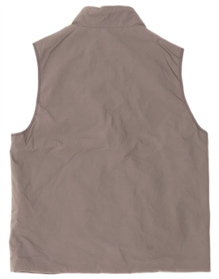 Zara Gilet Homme UK 40 Large Gris Polyester