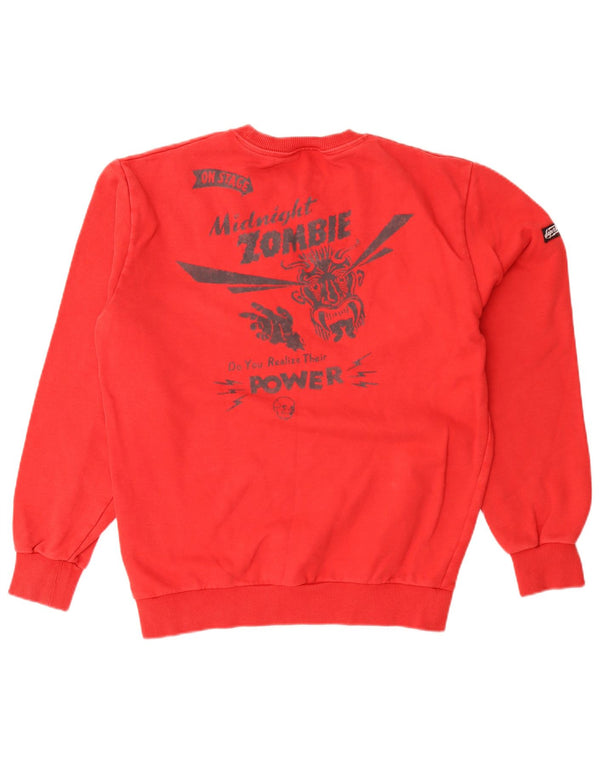 Superdry Sweat-Shirt Graphique Homme Rouge Moyen