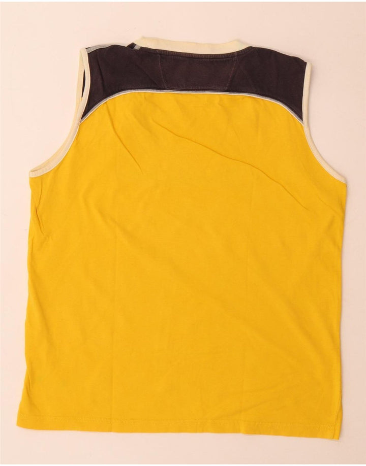 Champion Débardeur Graphique Homme Large Jaune Colorblock Coton