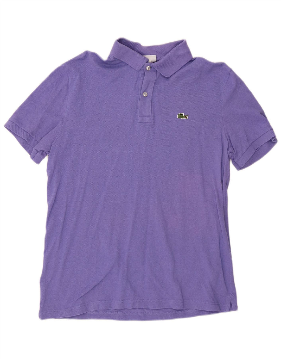 LACOSTE Polo Slim Fit Homme Taille 6 XL Violet Coton