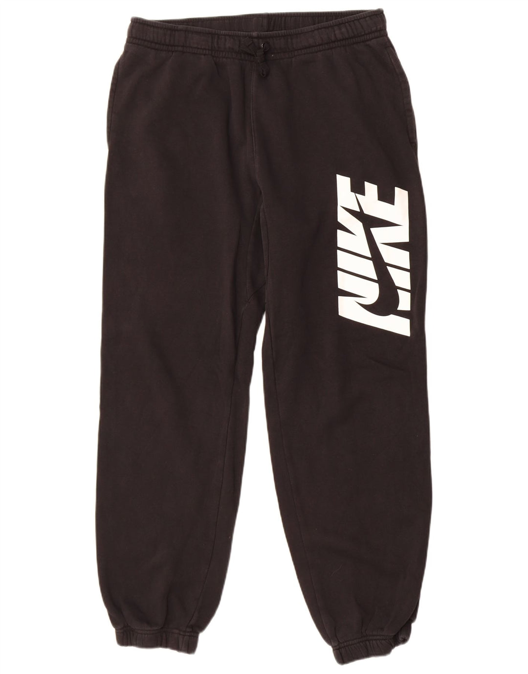 Nike Pantalon de survêtement graphique pour homme en coton noir Taille L