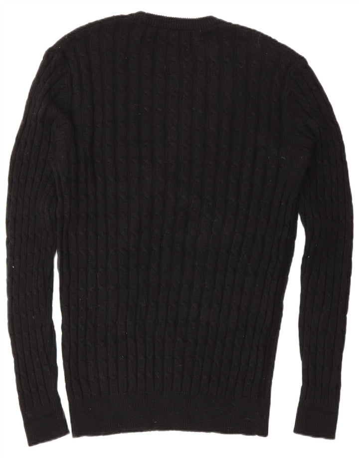 Jack Wills Pull à col rond pour homme Taille S Noir