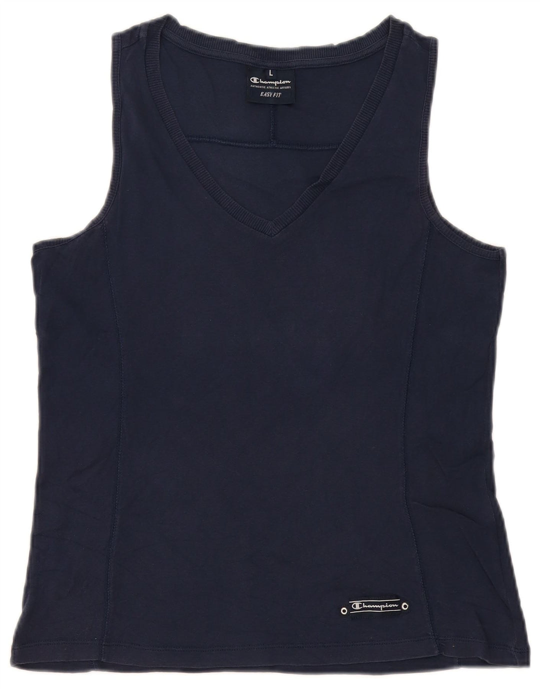 Champion Débardeur Femme UK 14 Large Bleu Marine