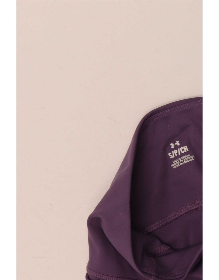 Under Armour Leggings Femme UK 8 Small Violet