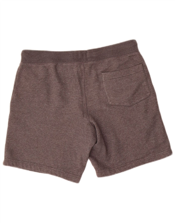 Jack Wills Short de Sport Graphique Homme Gris Moyen Coton