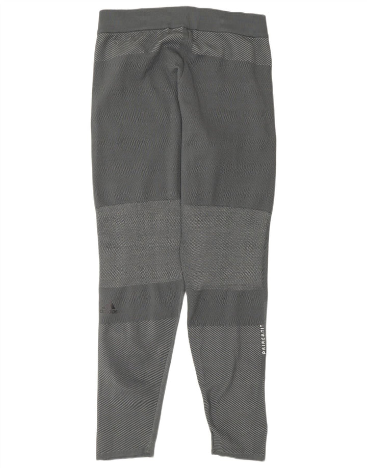 Adidas Pantalon de survêtement pour femme UK 14 Polyester gris moyen colour block