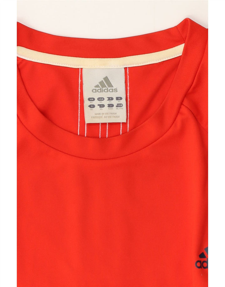 Adidas T-Shirt Homme Top XL Rouge Colourblock