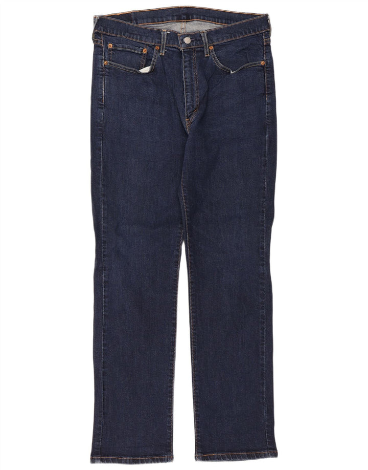 Levi's Jean 514 Straight Homme Bleu Marine W36 L32 Coton