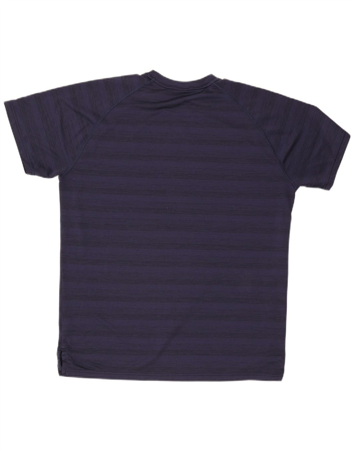 Puma T-Shirt Top XL Bleu Marine Rayé Homme