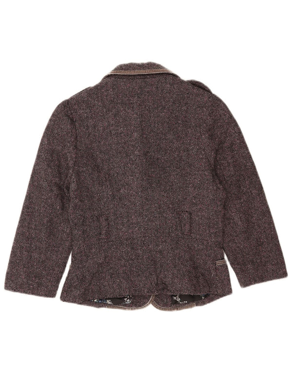 Tommy Hilfiger Veste blazer militaire à manches 3/4 pour femme UK 10 Small Violet