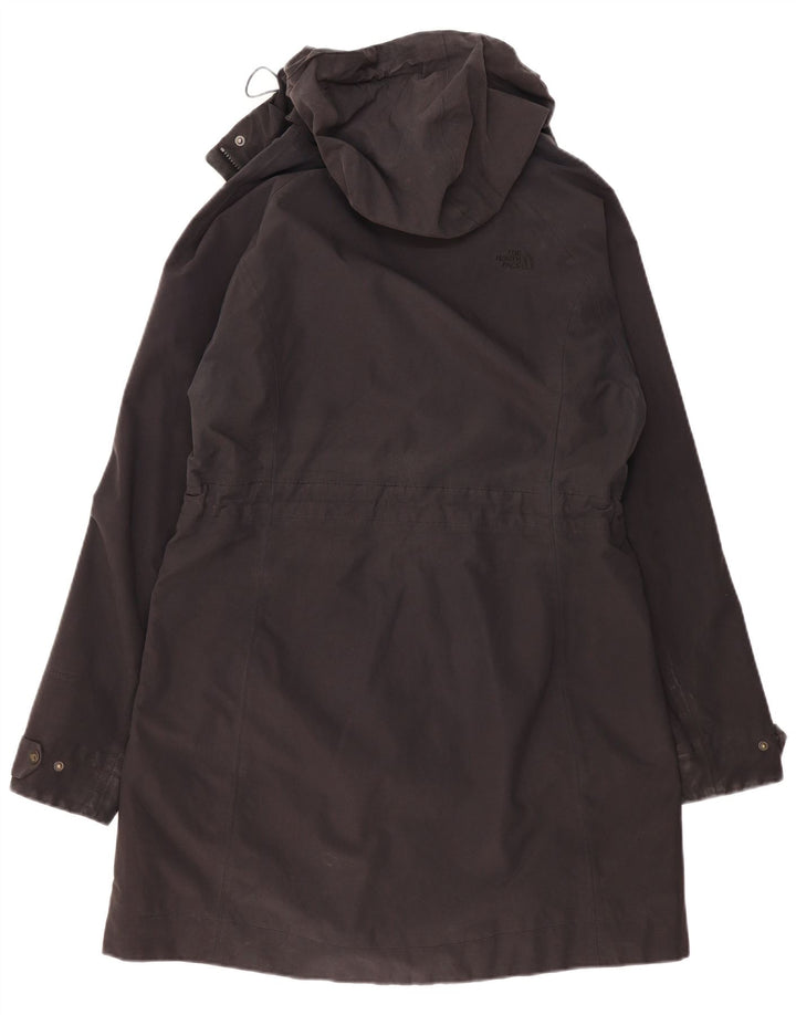 THE NORTH FACE Manteau coupe-vent à capuche pour femme UK 16 Large Noir Polyester