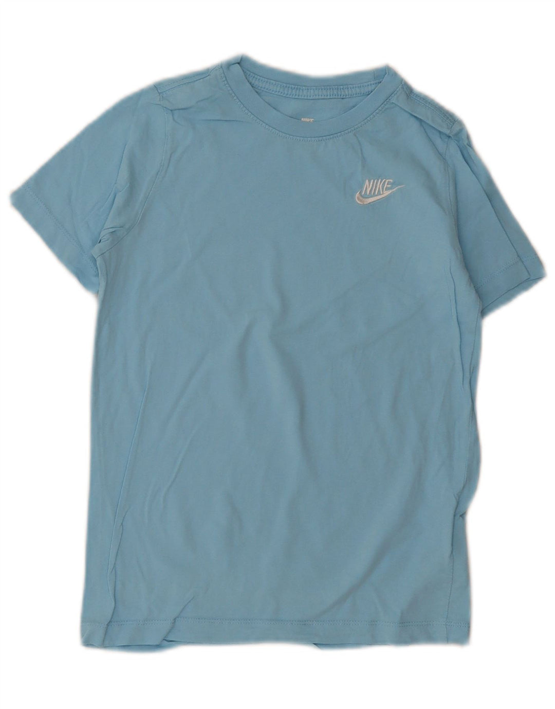 Nike T-Shirt Garçon 10-11 ans Bleu Moyen Coton