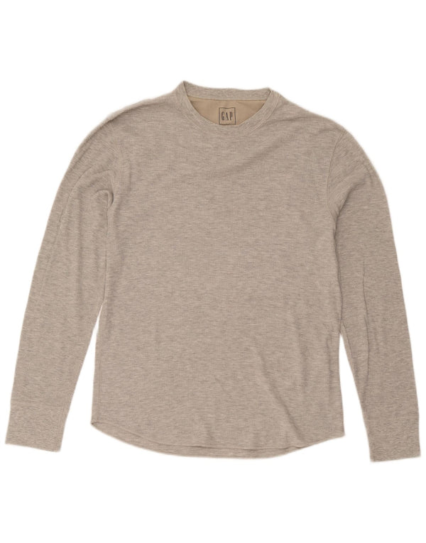 Gap Haut Manches Longues Homme Gris Moyen Coton