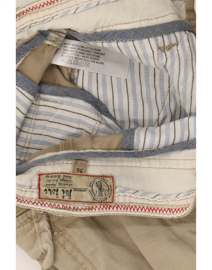 Fat Face Short Cargo Homme Large W36 Coton Beige