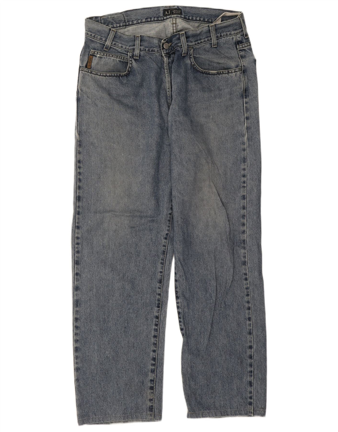 Armani Jean droit W36 L29 bleu coton homme